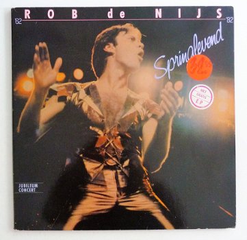 2LP Nederpop: Rob de Nijs - Springlevend (1982) + Gratis EP - 1