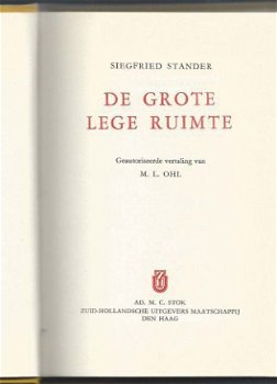 SIEGRIED STANDER**DE GROTE LEGE RUIMTE**GELE TEXTUUR LINNEN - 2