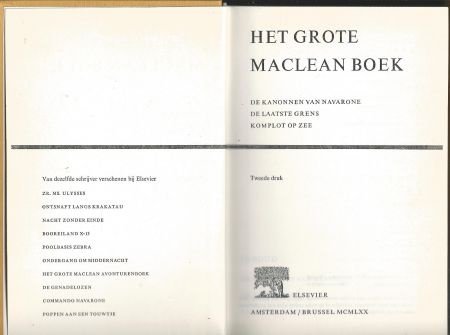 ALISTAIR MACLEAN**HET GROTE MACLEANBOEK** - 2