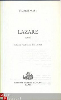MORRIS WEST**LAZARE**ROBERT LAFFONT.HARDCOVER COMME NEUF - 4