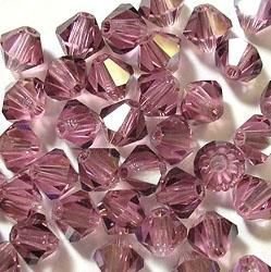 Swarovski 5301 Light Rose Satin 4mm Per 10 Stuk - 1