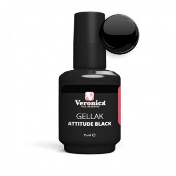 Gel polish ATTITUDE BLACK - 1