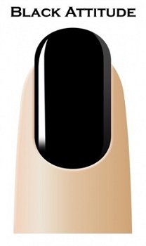 Gel polish ATTITUDE BLACK - 2