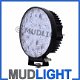 MUDLIGHT 72 watt led werklamp / werklicht 12V 24V. Rond model. - 1 - Thumbnail