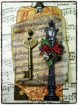 SALE NIEUW TIM HOLTZ GROTE cling stempel sheet Festive Sounds. - 2