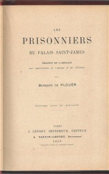 BERNARD DE PLOUËR**LES PRISONNIERS DU PALAIS SAINT-JAMES** - 2