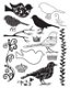 SALE NIEUW GROTE Clear Stamp set in folder 7Gypsies Victoria Bird - 1 - Thumbnail
