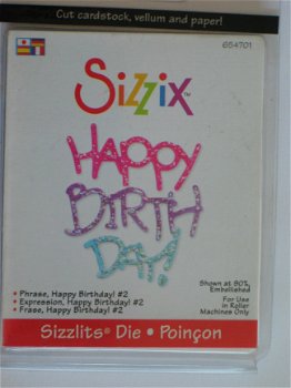 Sizzix die happy birthday - 1