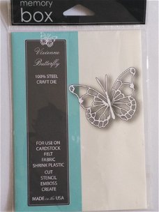 Memories box die kaleidoscope butterfly