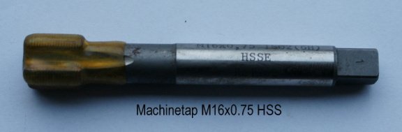 Machine tap Metrisch Fijn 4 x 0,5 - 4