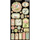 SALE NIEUW SET papier + 2 maal chipboard stickers + cardstock Flowers Botanical Tea van Graphic 45 - 2 - Thumbnail