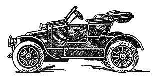SALE NIEUW TIM HOLTZ cling stempel Vintage Auto Cabrio 1 - 1