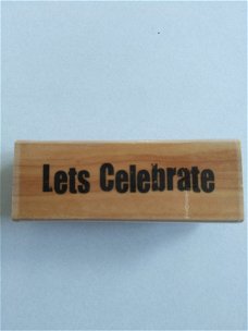 Wood stamp lets celebrate