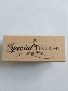 Wood stamp a special thought for you - 1