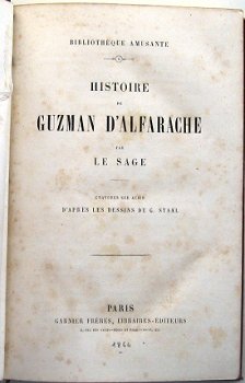 Histoire de Guzman d’Alfarache [c1864] Le Sage Schelmenroman - 4