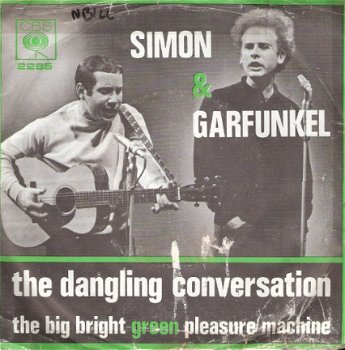 Simon & Garfunkel - Dangling Conversation / 1966 Vinylsingle met Fotohoes - 1