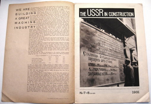 USSR in Construction 1931 Nr 7-8 Rusland Industrie - 3