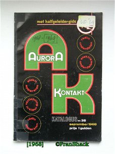 [1968] Aurora-Kontakt Katalogus, september 1968 No. 35.