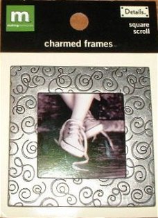 SALE NIEUW Charmed Frames Metal Square Scroll van Making Memories