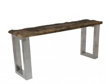 Sleeper Railway side table - eet- en salon tafel met metaal - 1