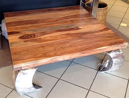 Sleeper Railway side table - eet- en salon tafel met metaal - 8