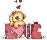 SALE GROTE Houten stempel Love Bear van Whipper Snapper - 1 - Thumbnail