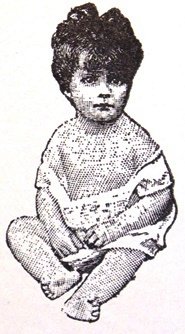SALE Cling stempel Vintage Kids Baby Girl van Stampinback. - 1