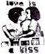 SALE GROTE Cling stempel Vintage Kids Love Is A Kiss van Stampinback - 1 - Thumbnail