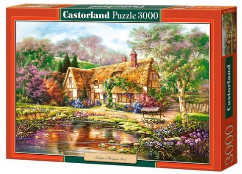 Castorland - Twilight at Woodgreen Pond - 3000 Stukjes Nieuw - 2