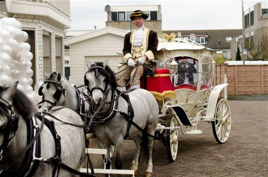 sprookjes koets te huur voor communie bruiloft gala - 4