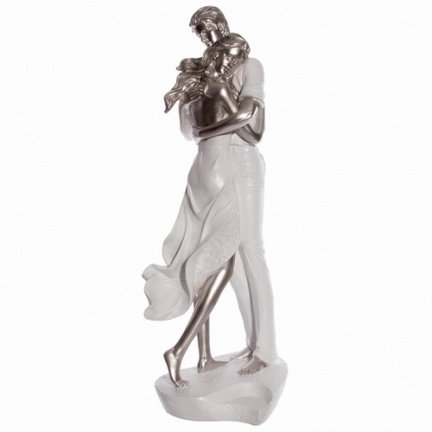 Beeld Liefdes koppel modern 42 cm. Huwelijkscadeau - nr. 1