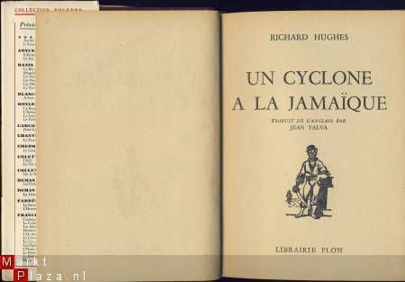 RICHARD HUGHES**UN CYCLONE A LA JAMAÏQUE**COLL POURPRE - 2