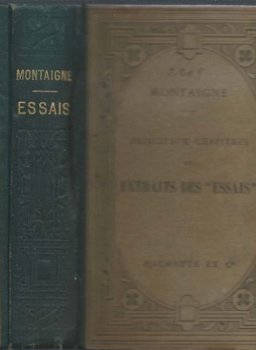 MONTAIGNE**PRINCIPAUX CHAPITRES ET EXTRAITS DES ESSAIS**1902 - 5