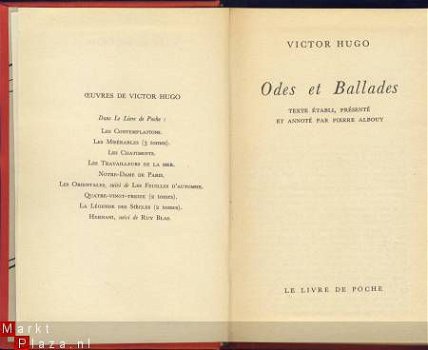 VICTOR HUGO**ODES ET BALLADES**HARDCOVER EN LIN** - 2