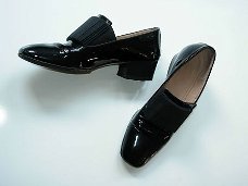 Zwarte vintage lakschoenen (37,5)