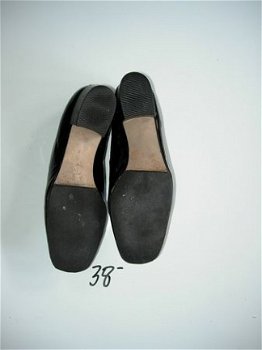 Zwarte vintage lakschoenen (37,5) - 3