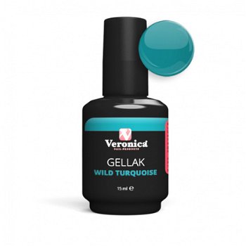 Gel nagellak WILD TURQUOISE - 1