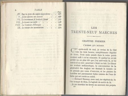 JOHN BUCHAN*LES TRENTE-NEUF MARCHES ET LA CENTRALE D'ENERGIE - 4