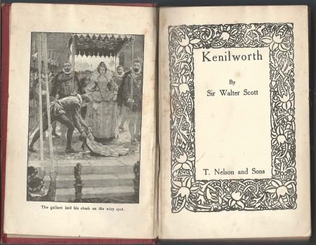 SIR WALTER SCOTT**KENILWORTH**HARDCOVER**T. NELSON AND SONS* - 1