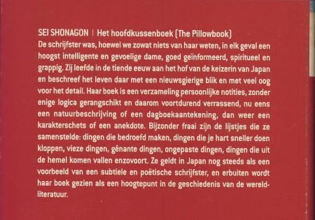 SEI SHONAGON**HET HOOFDKUSSENBOEK**MAKURO NO SOSHI**HARDCOVE - 3