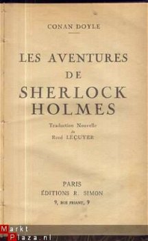 CONAN DOYLE **LES AVENTURES DE SHERLOCK HOLMES**R. SIMON - 2