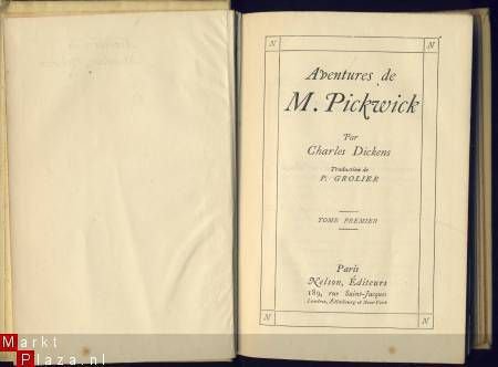 CHARLES DICKENS**LES AVENTURES DE MONSIEUR PICKWICK**NELSON - 2