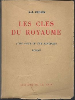 A.-J. CRONIN**LES CLES DU ROYAUME**THE KEYS OF THE KINGDOM** - 1