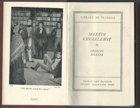 CHARLES DICKENS**MARTIN CHUZZLEWIT**LIBRARY OF CLASSICS**COL - 1