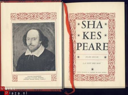 SHAKESPEARE**1.JULES CESAR.2.LA NUIT DES ROIS.** - 2