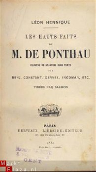 LEON HENNIQUE**LES HAUTS FAITS DE M. DE PONTHAU**DERVEAUX. - 1