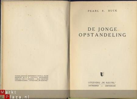 PEARL SYDENSTRIKER BUCK**DE JONGE OPSTANDELING**DE SLEUTEL** - 2