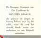 ASTER BERKHOF**MINISTER BAKKER**GILDE DE CLAUWAERT MCMLV** - 4 - Thumbnail