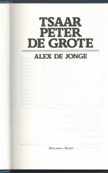ALEX DE JONGE**TSAAR PETER DE GROTE**FIRE AND WATER*HENDRIKS - 3