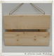 Houten wandbord 2-lats vuren 30x21cm (incl. touw en oogjes) - 2 - Thumbnail